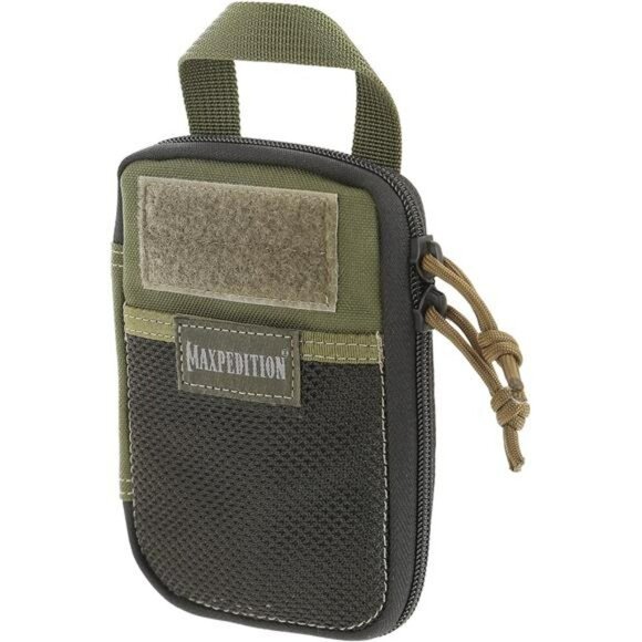 Mini Pocket Organizer Small Travel Pouch Bag with Zipper Compartments for Gear - Picture 1 of 7